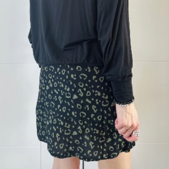 Jackson Rowe Figary Black Leopard Mini Skirt - Picture 5 of 14